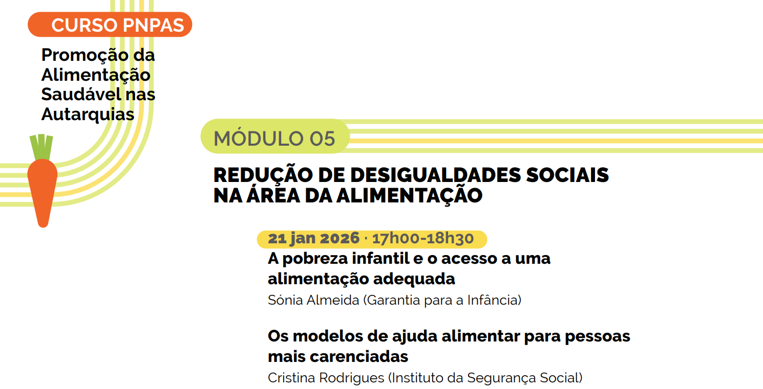 Curso PNPAS - Promoção da Alimentação Saudável nas Autarquias